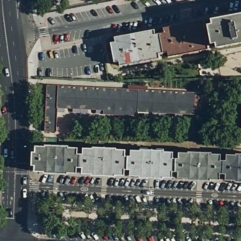 Aerial view of the grounds of La Gatita Curiosa