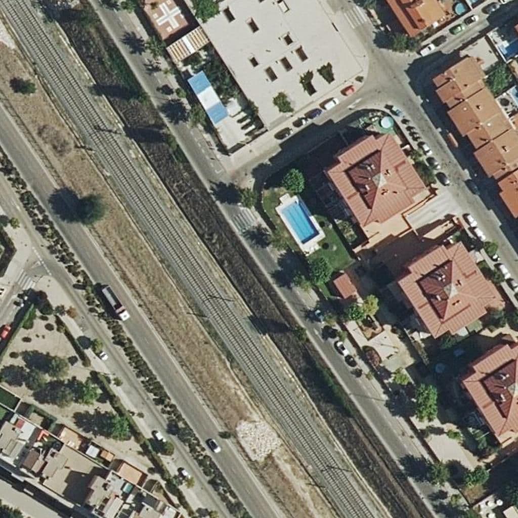 Aerial view of the grounds of Jose Saramago