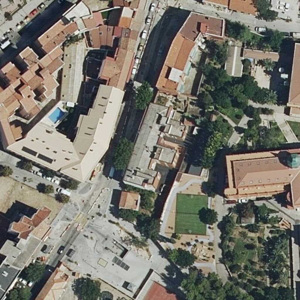 Aerial view of the grounds of La Golondrina