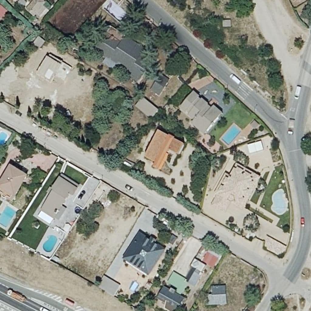 Aerial view of the grounds of Grimm