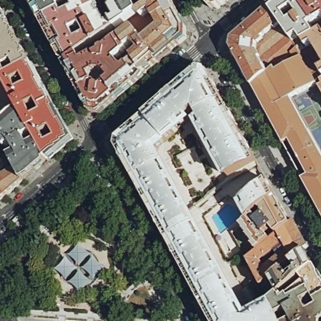 Aerial view of the grounds of Garabatos Y Ocho Patos