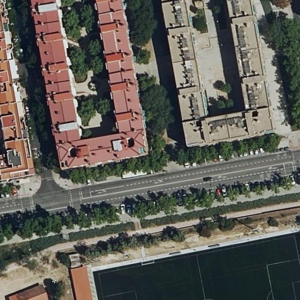Aerial view of the grounds of Bambinos