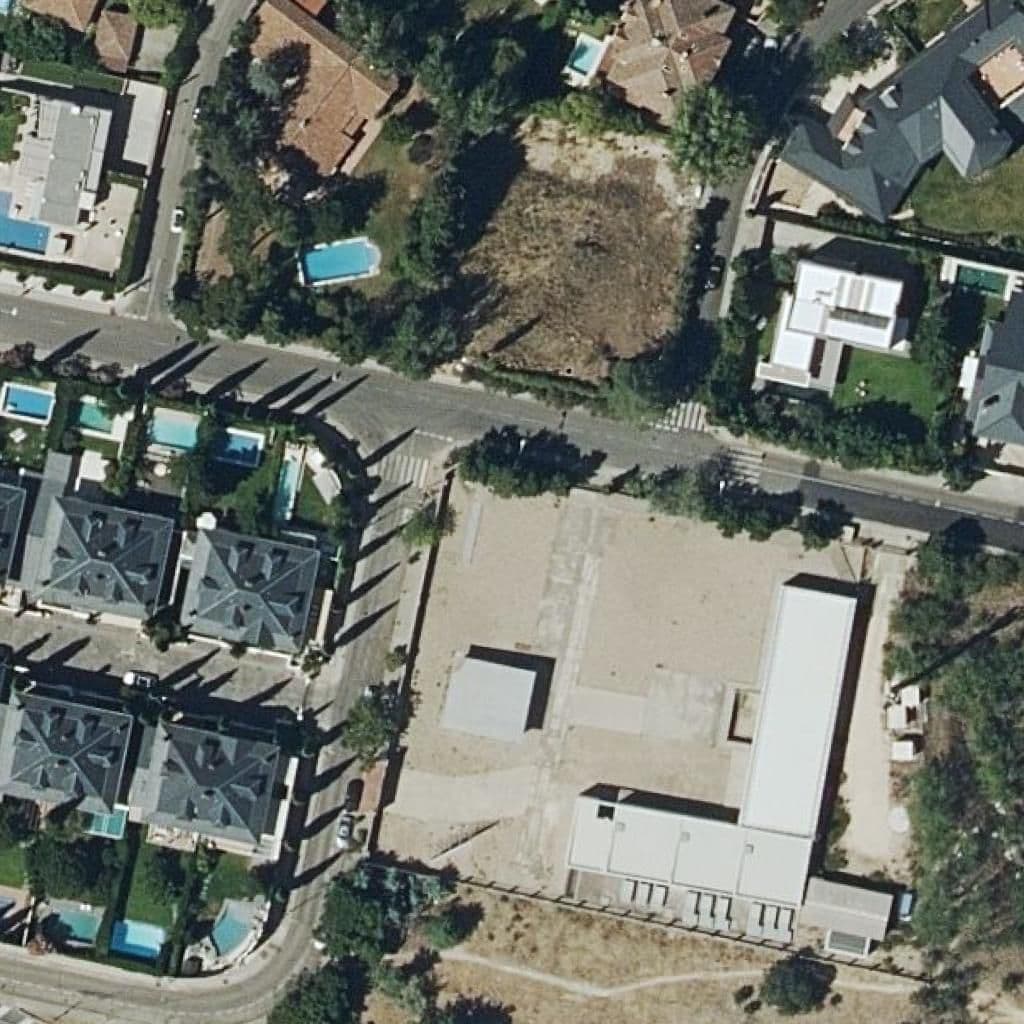 Aerial view of the grounds of Baloo