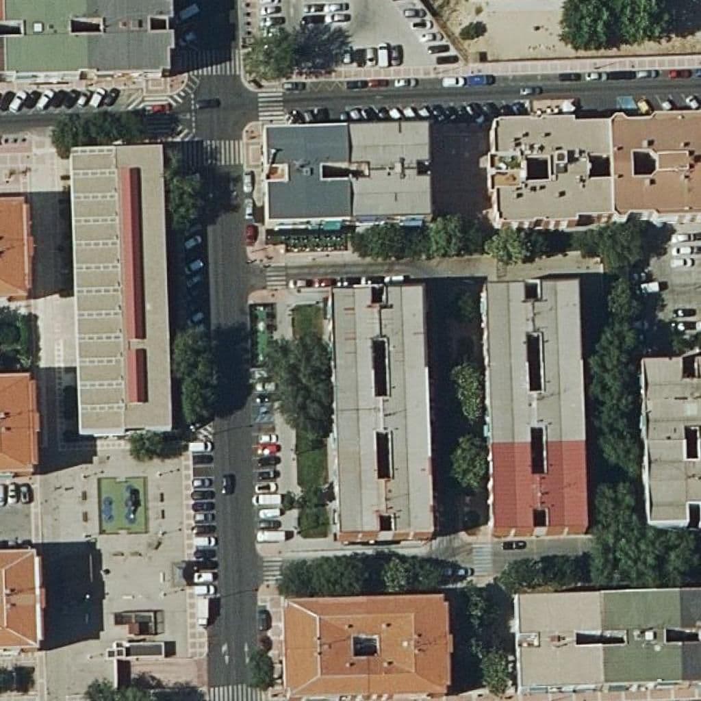 Aerial view of the grounds of Peter Pan