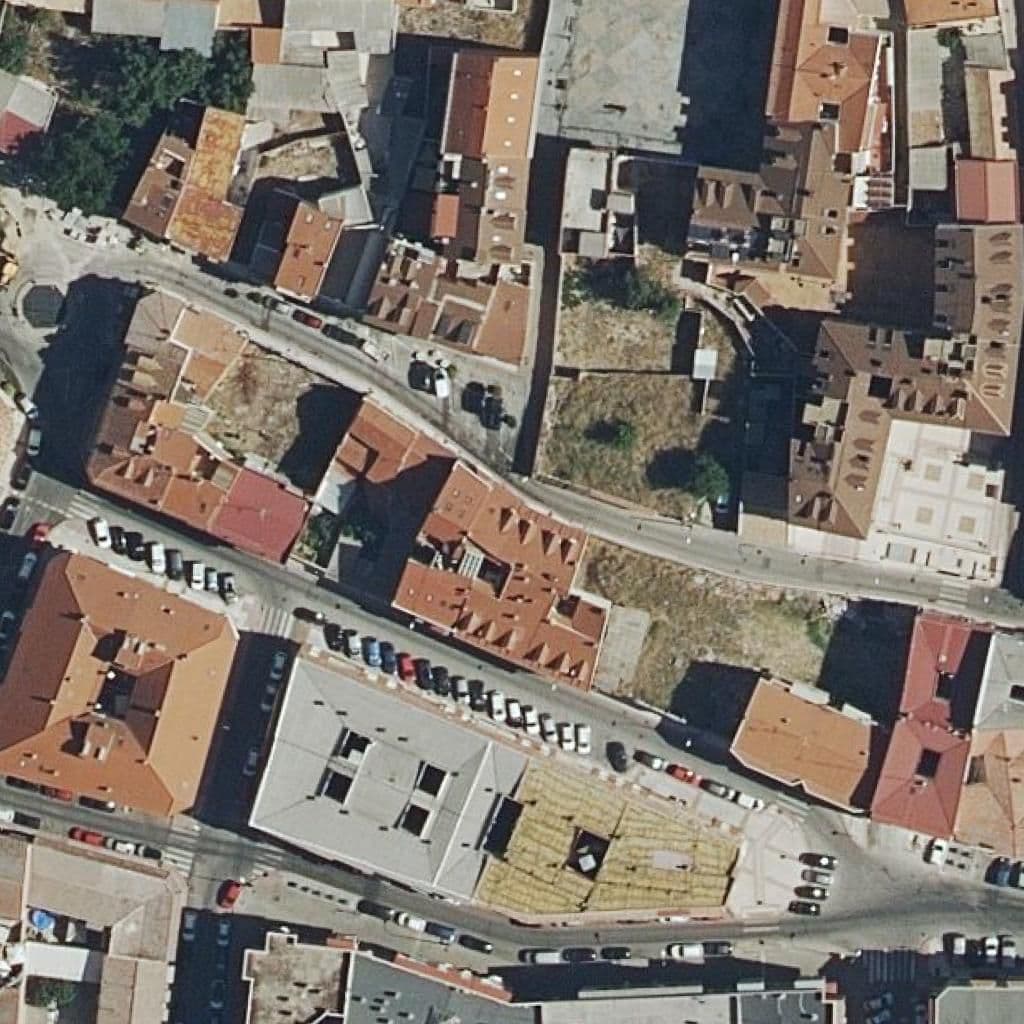 Aerial view of the grounds of Luna