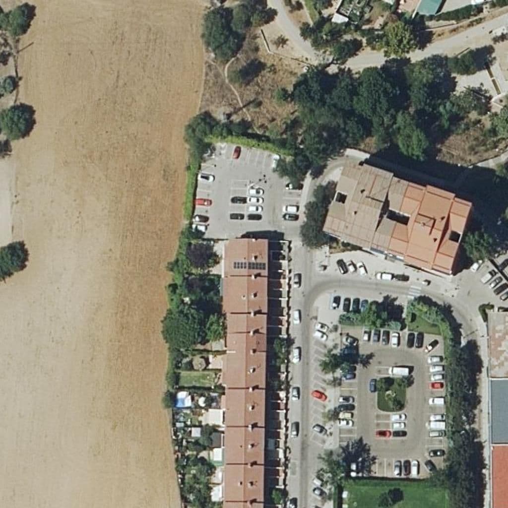 Aerial view of the grounds of Arlequin