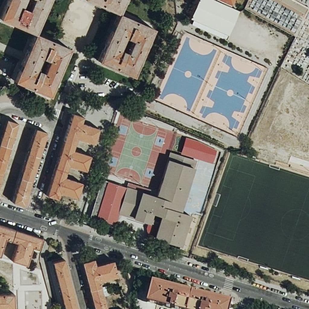 Aerial view of the grounds of El Arrullo Ii