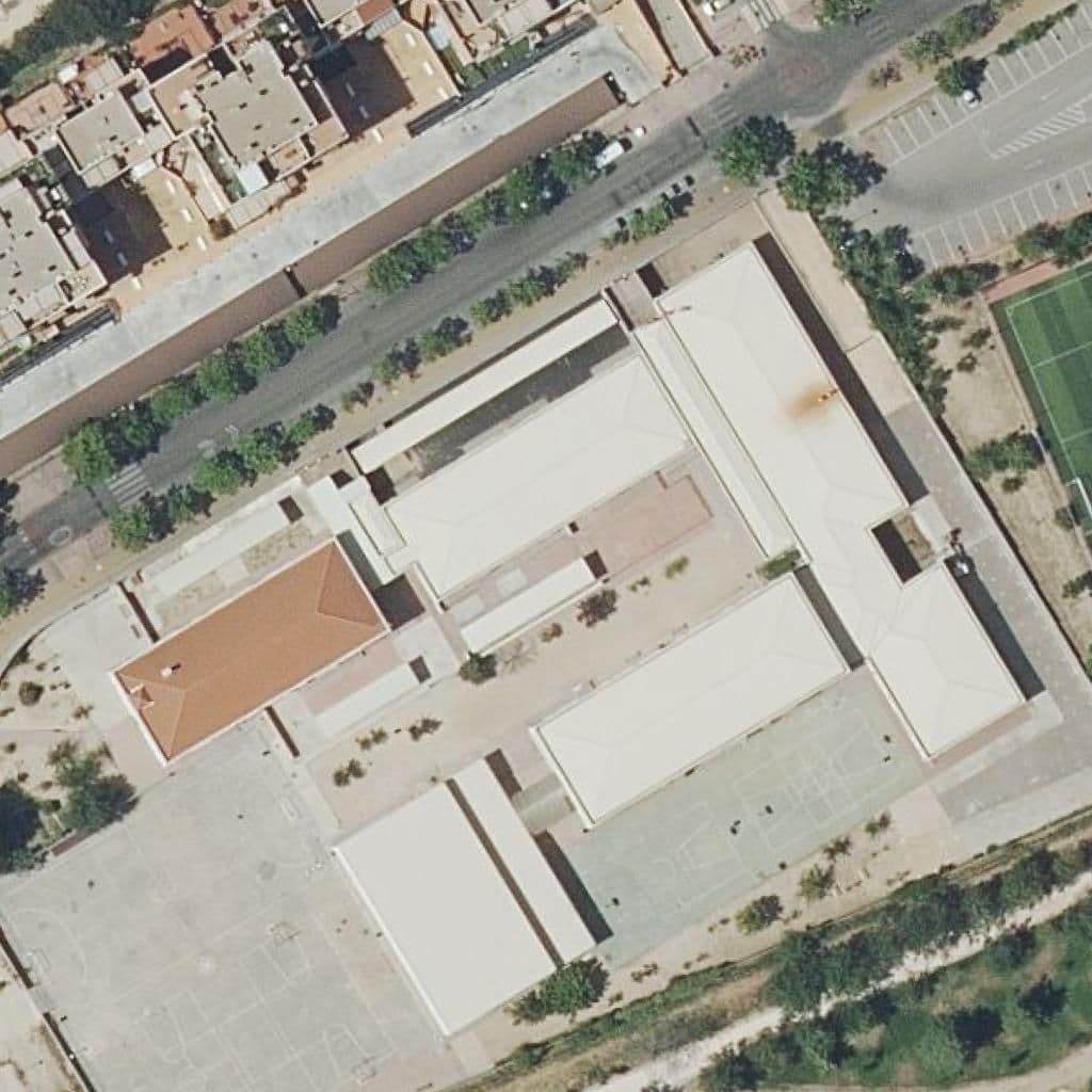 Aerial view of the grounds of La Garena