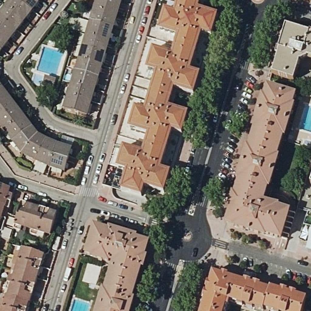 Aerial view of the grounds of Fantasy School