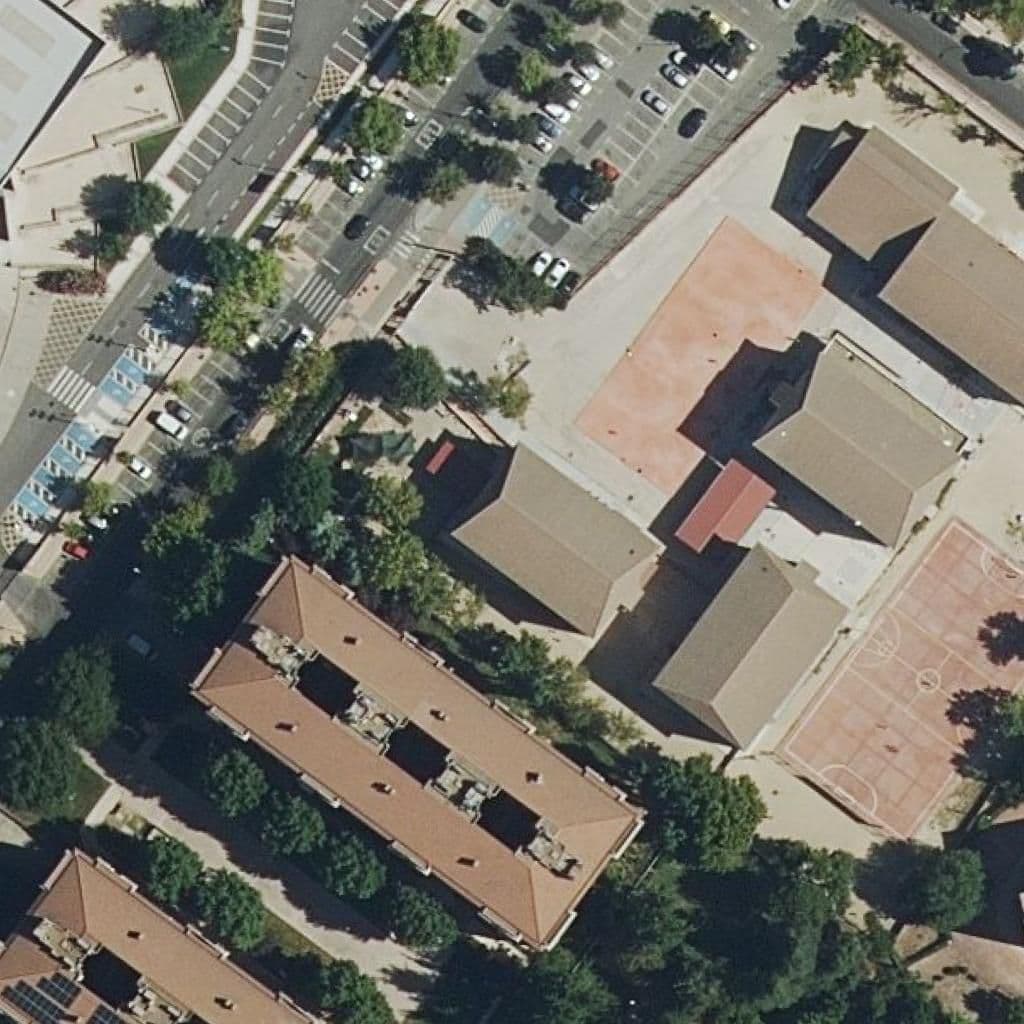 Aerial view of the grounds of Sur-11, Getafe