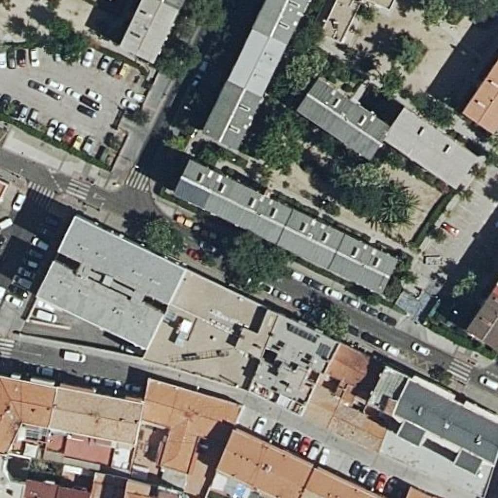 Aerial view of the grounds of El Desvan