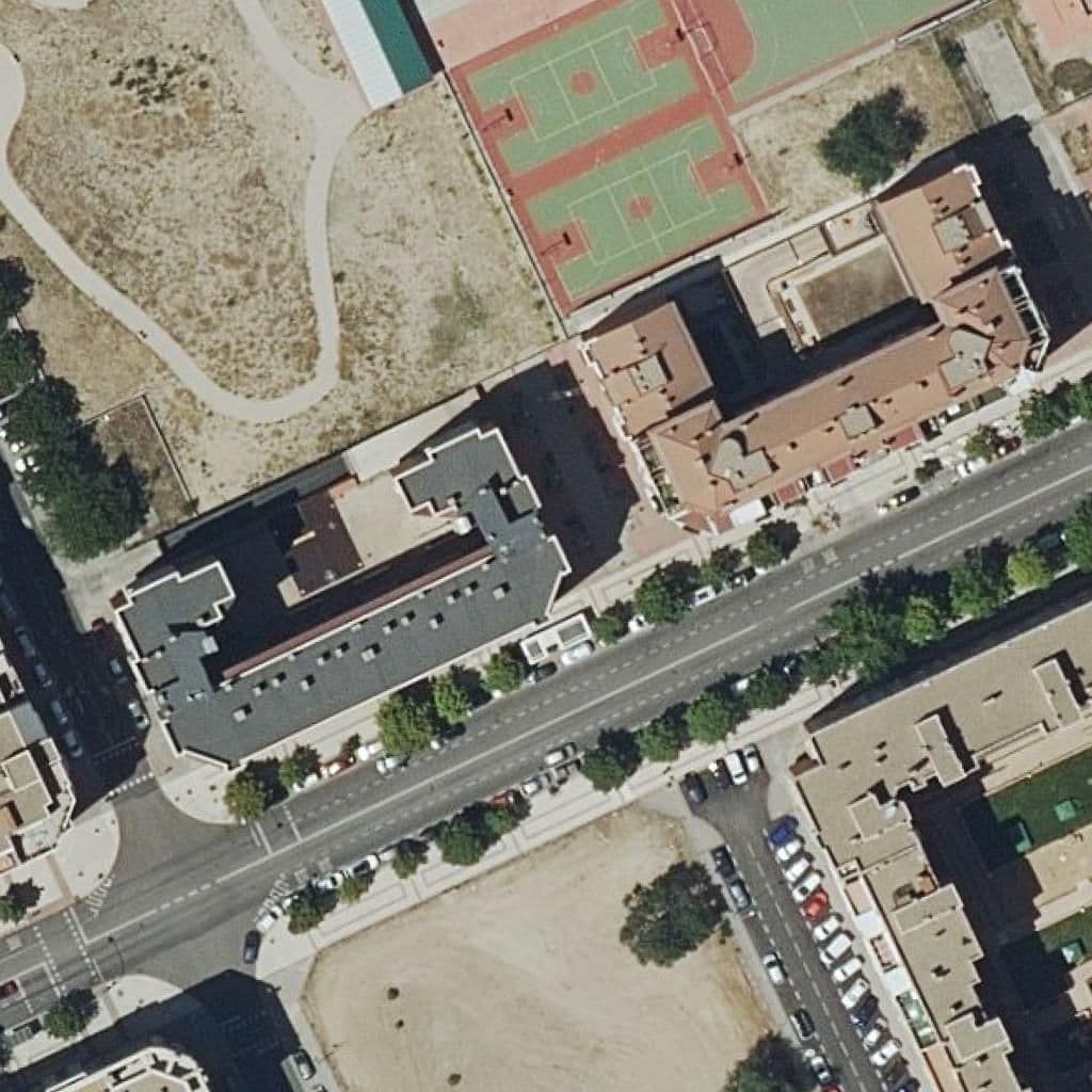 Aerial view of the grounds of Suecia Garden