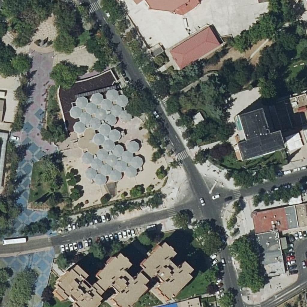 Aerial view of the grounds of Los Duendes Colombia