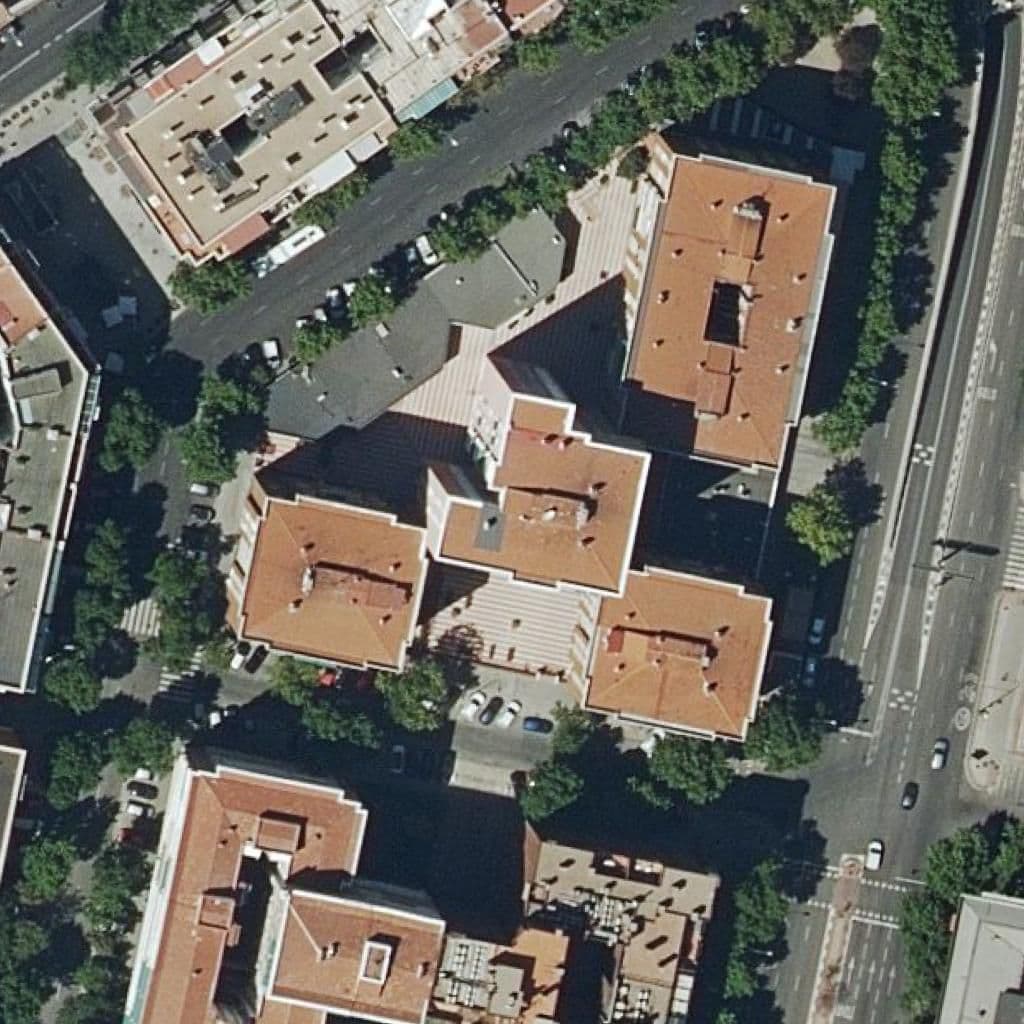 Aerial view of the grounds of Carrusel