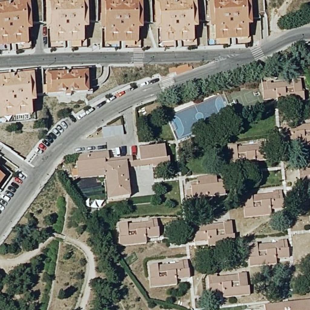 Aerial view of the grounds of Aldeas Infantiles S.o.s. De España