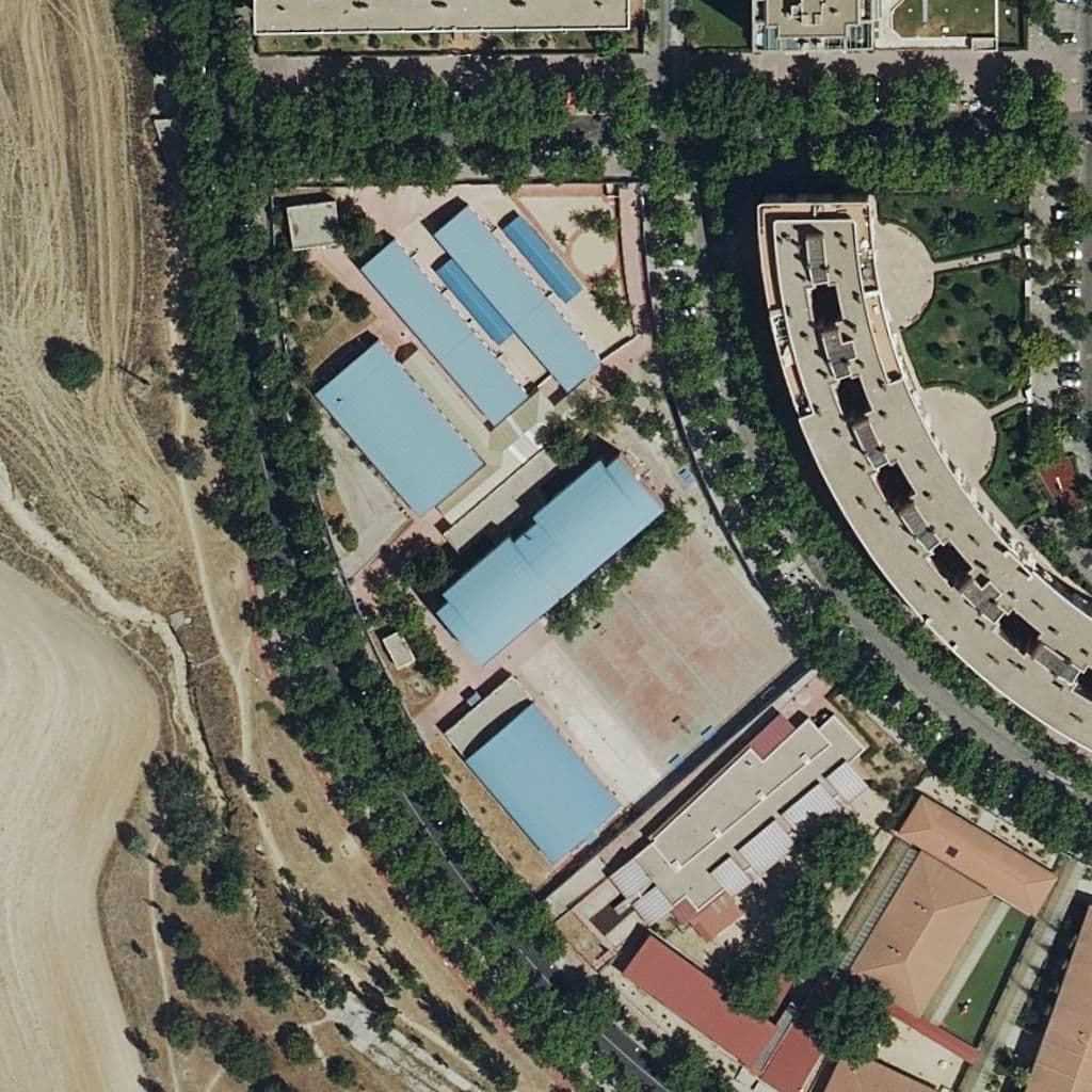 Aerial view of the grounds of Dulce Chacon