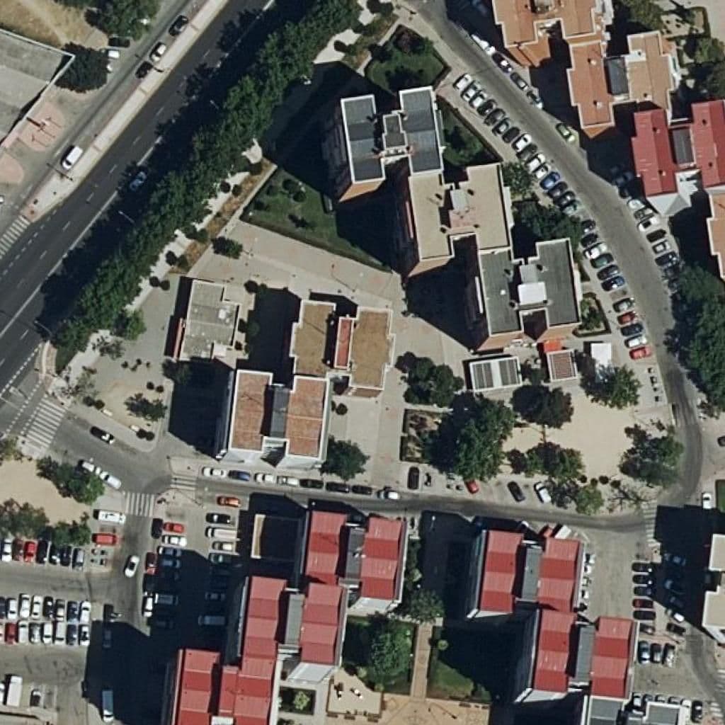 Aerial view of the grounds of Cangurito