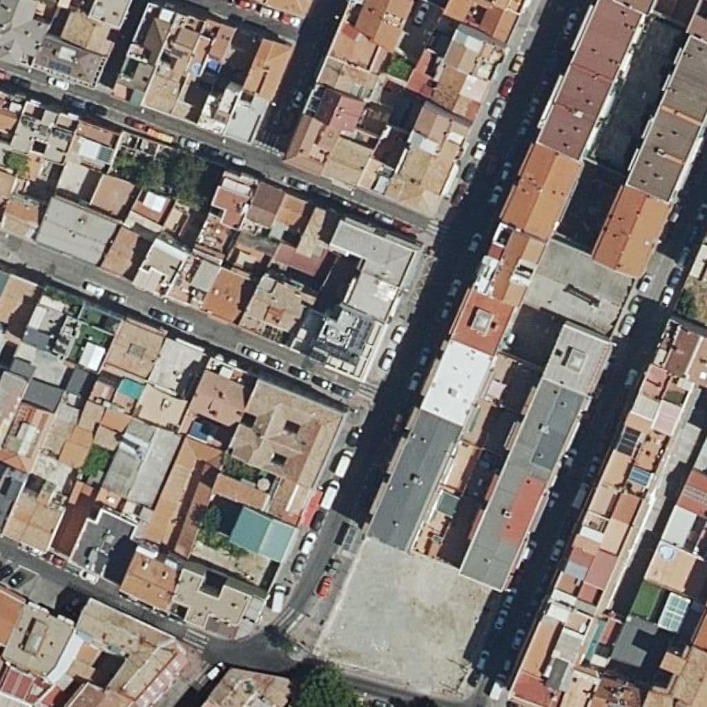 Aerial view of the grounds of Vickie