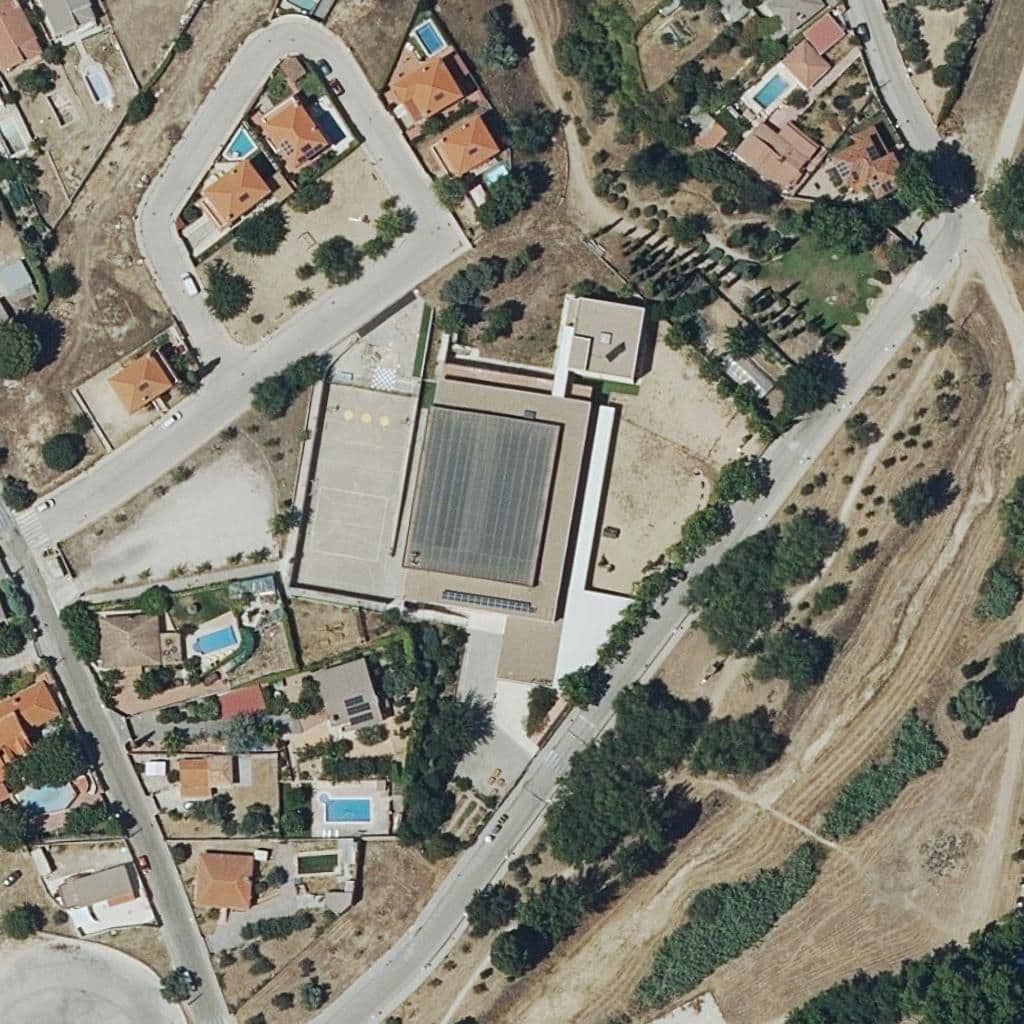 Aerial view of the grounds of Principes De Asturias