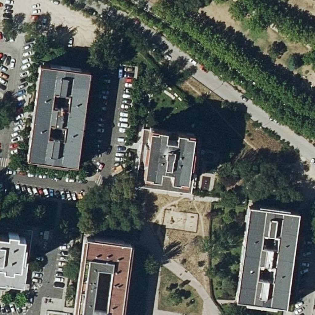 Aerial view of the grounds of El Jardín De Las Mariposas