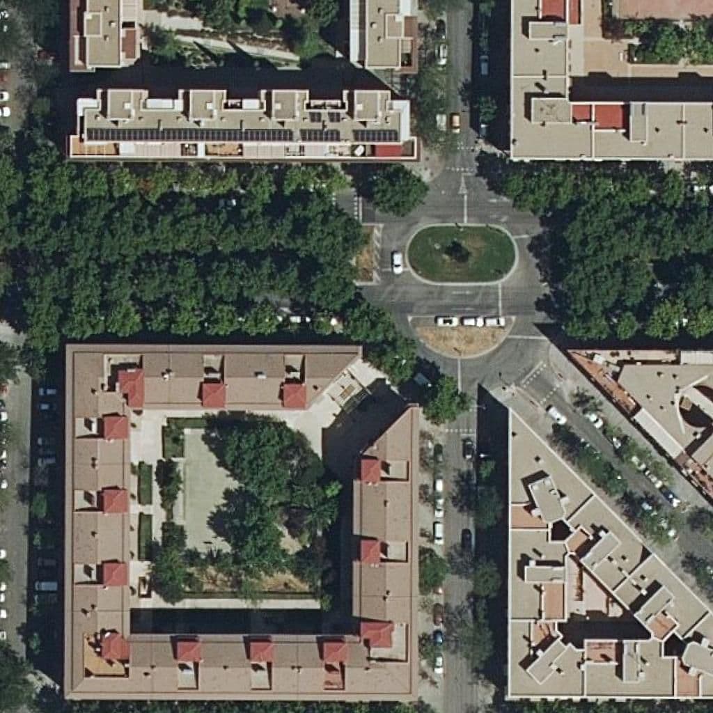 Aerial view of the grounds of Rechuflas