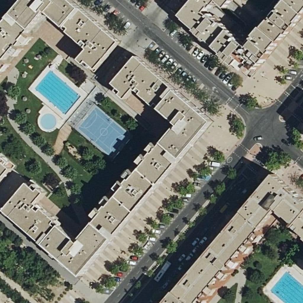 Aerial view of the grounds of La Casa Del Niño