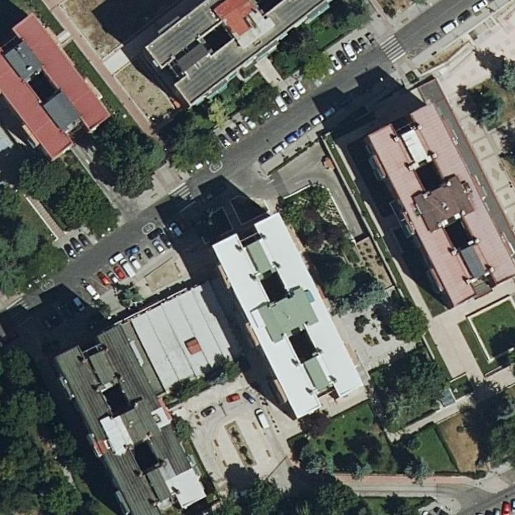 Aerial view of the grounds of Santa Eugenia