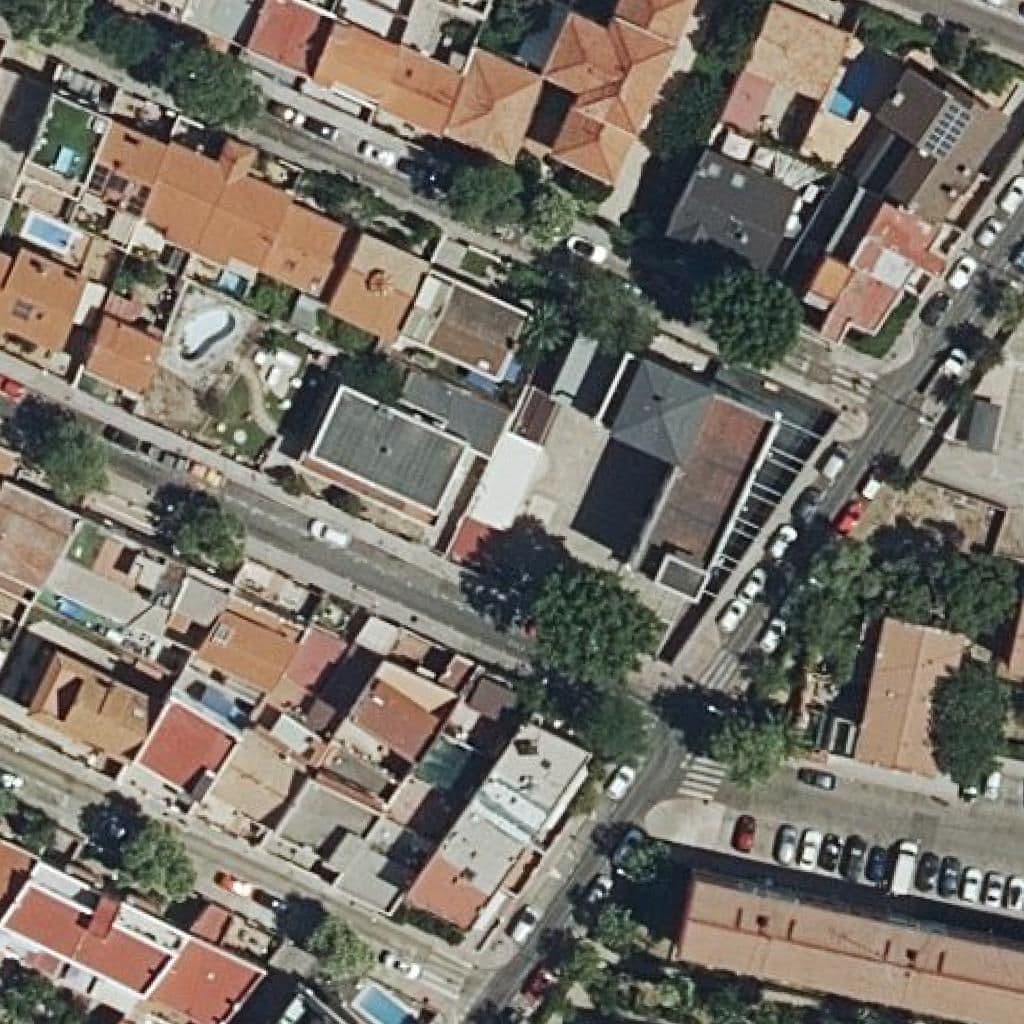 Aerial view of the grounds of Ronte