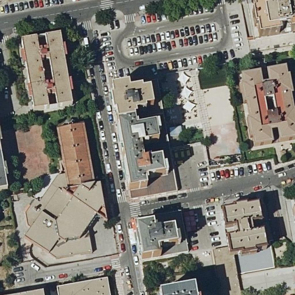 Aerial view of the grounds of Solmiki Ii