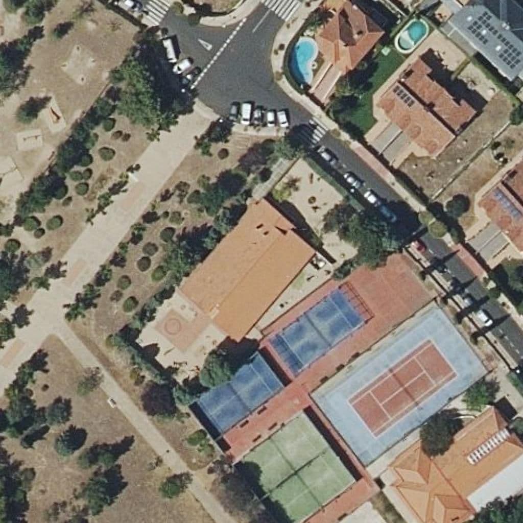 Aerial view of the grounds of Brightkids Peñas Albas