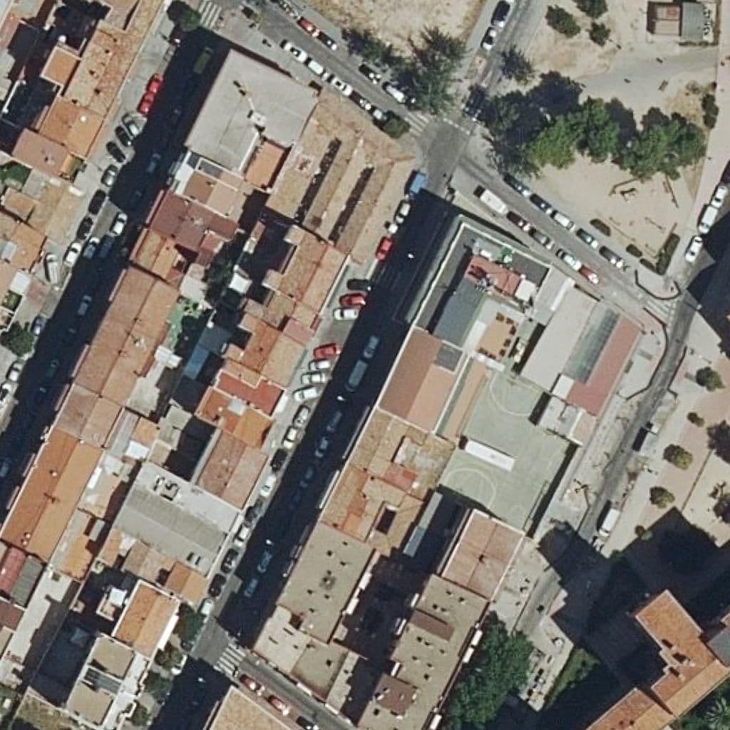 Aerial view of the grounds of Juguetones