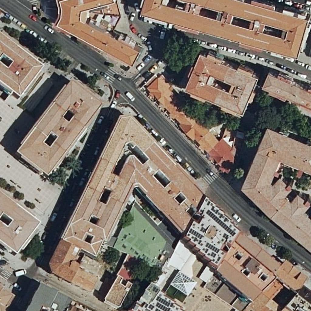 Aerial view of the grounds of Pequeño Principe