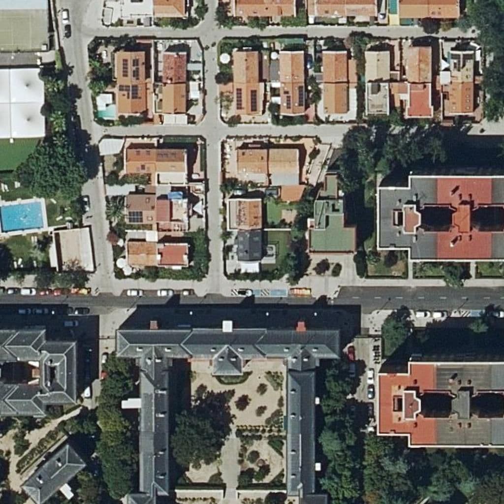 Aerial view of the grounds of Riomar
