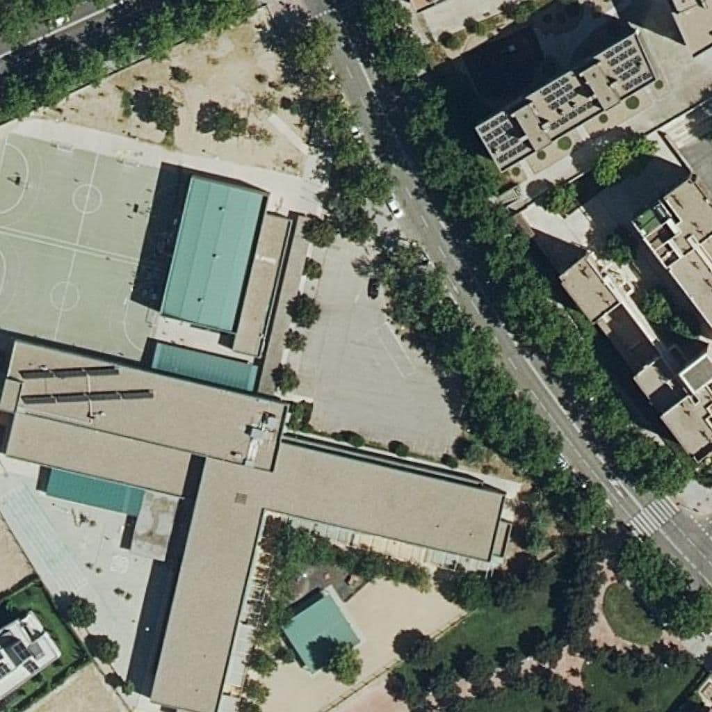 Aerial view of the grounds of Pinar De San Jose