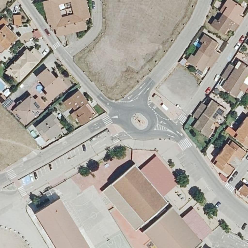 Aerial view of the grounds of Luis Garcia Berlanga