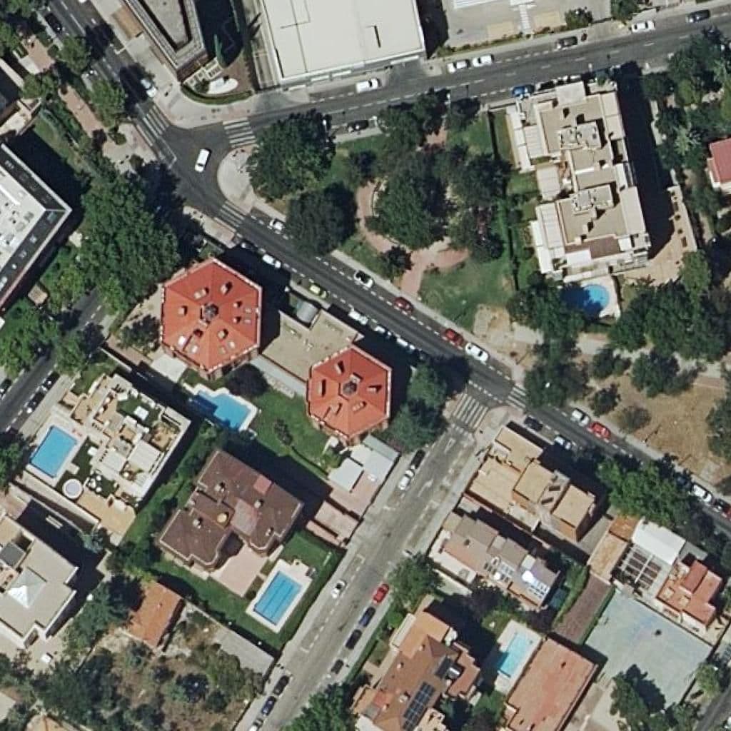 Aerial view of the grounds of San Jorge