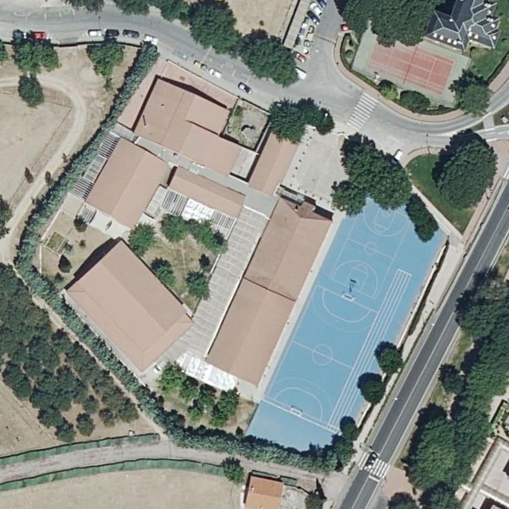 Aerial view of the grounds of Sierra De Guadarrama