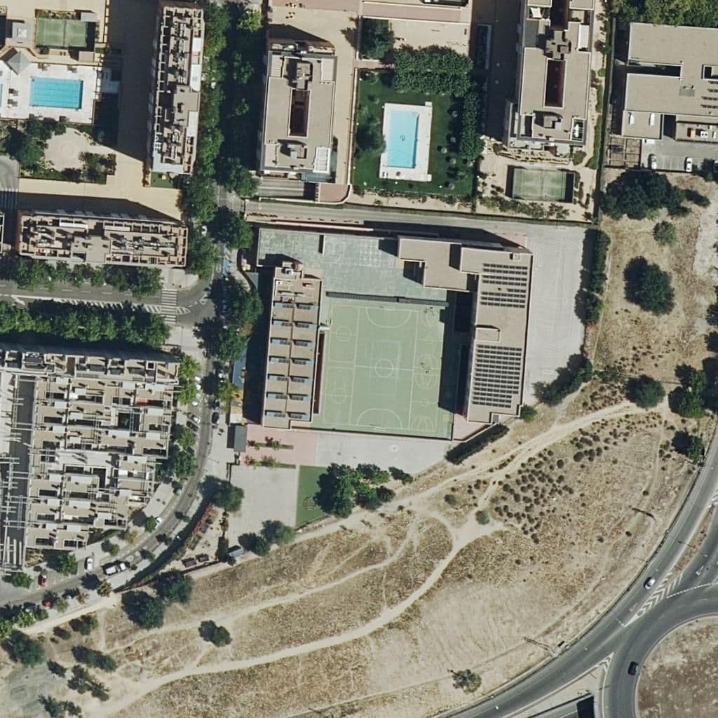 Aerial view of the grounds of Luna Lunera