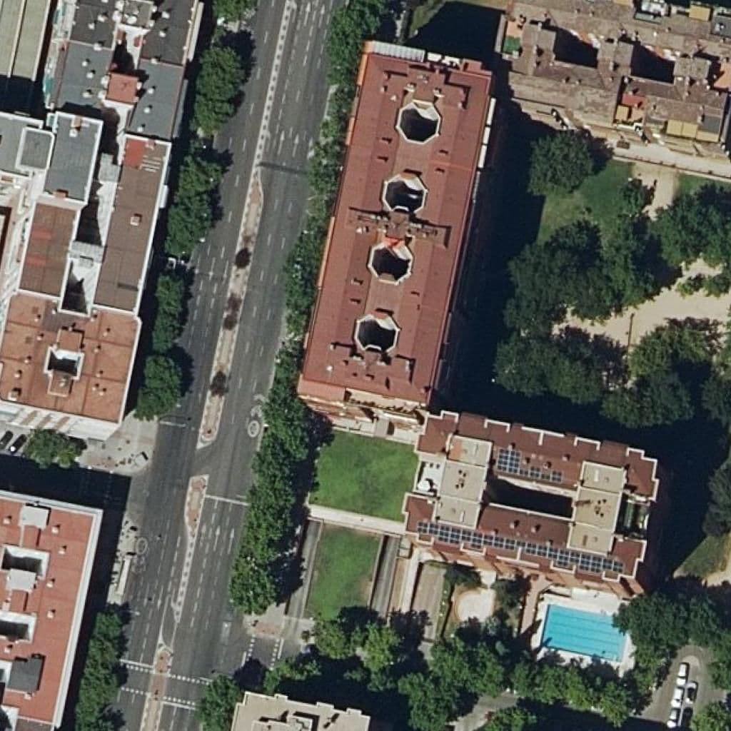 Aerial view of the grounds of El Osito 2