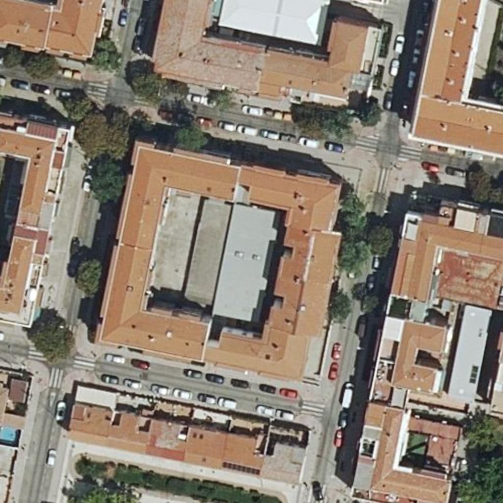 Aerial view of the grounds of Kinderin