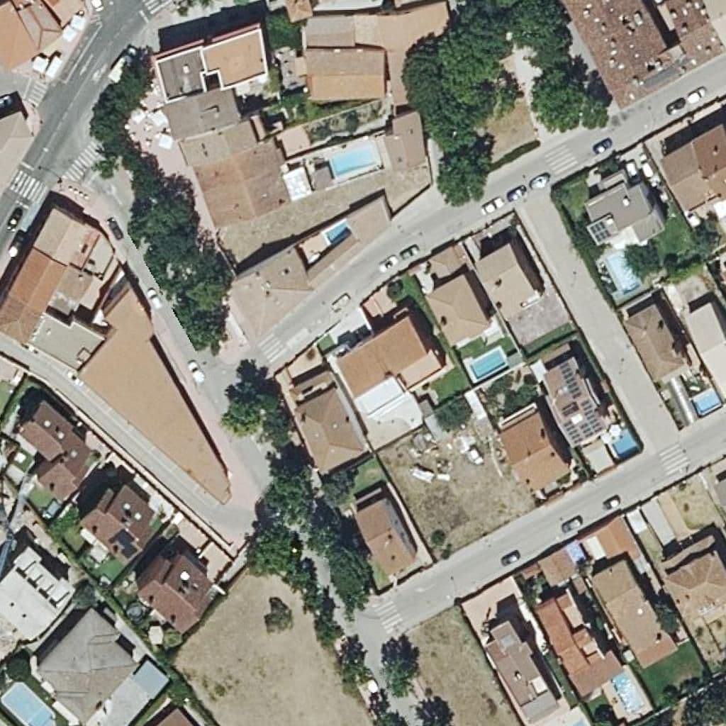 Aerial view of the grounds of Garbancito