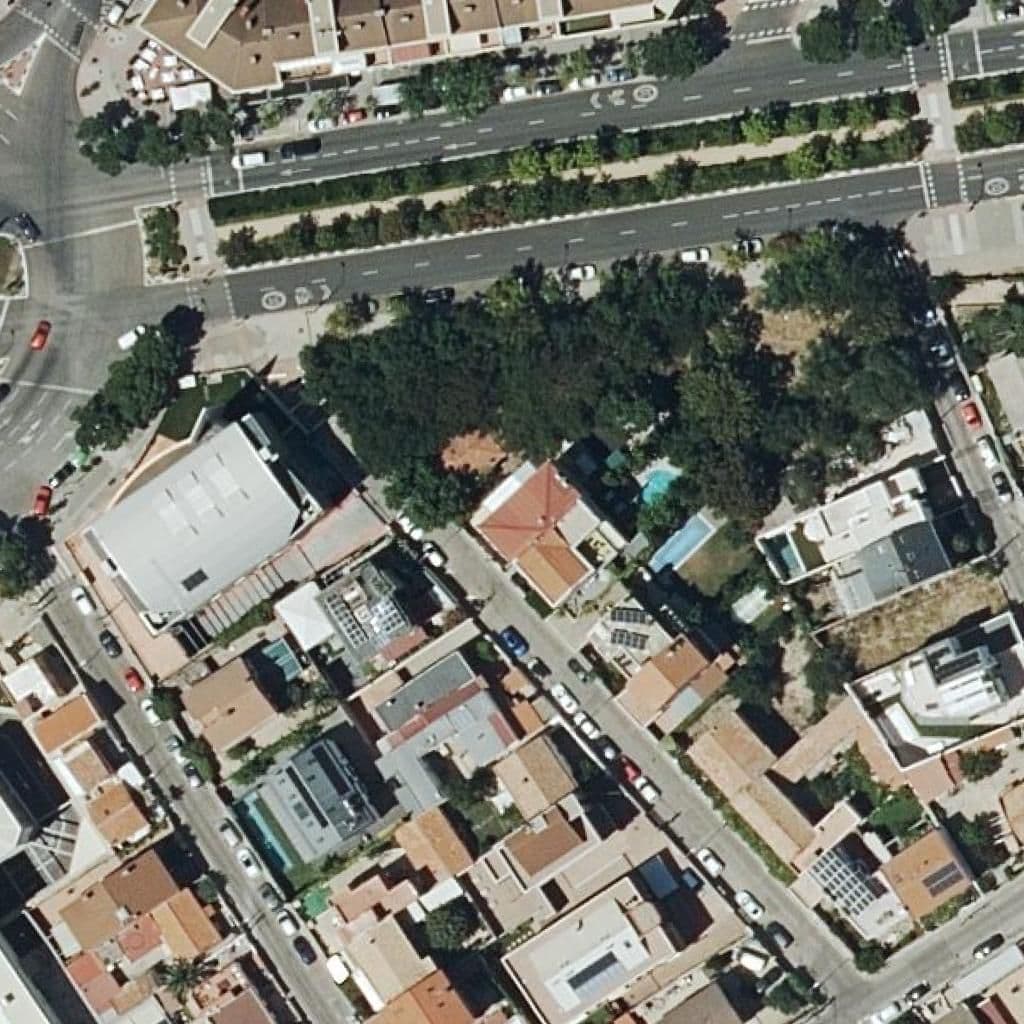 Aerial view of the grounds of Mama Queca Ii